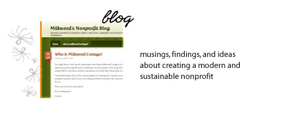 milkweed's nonprofit blog